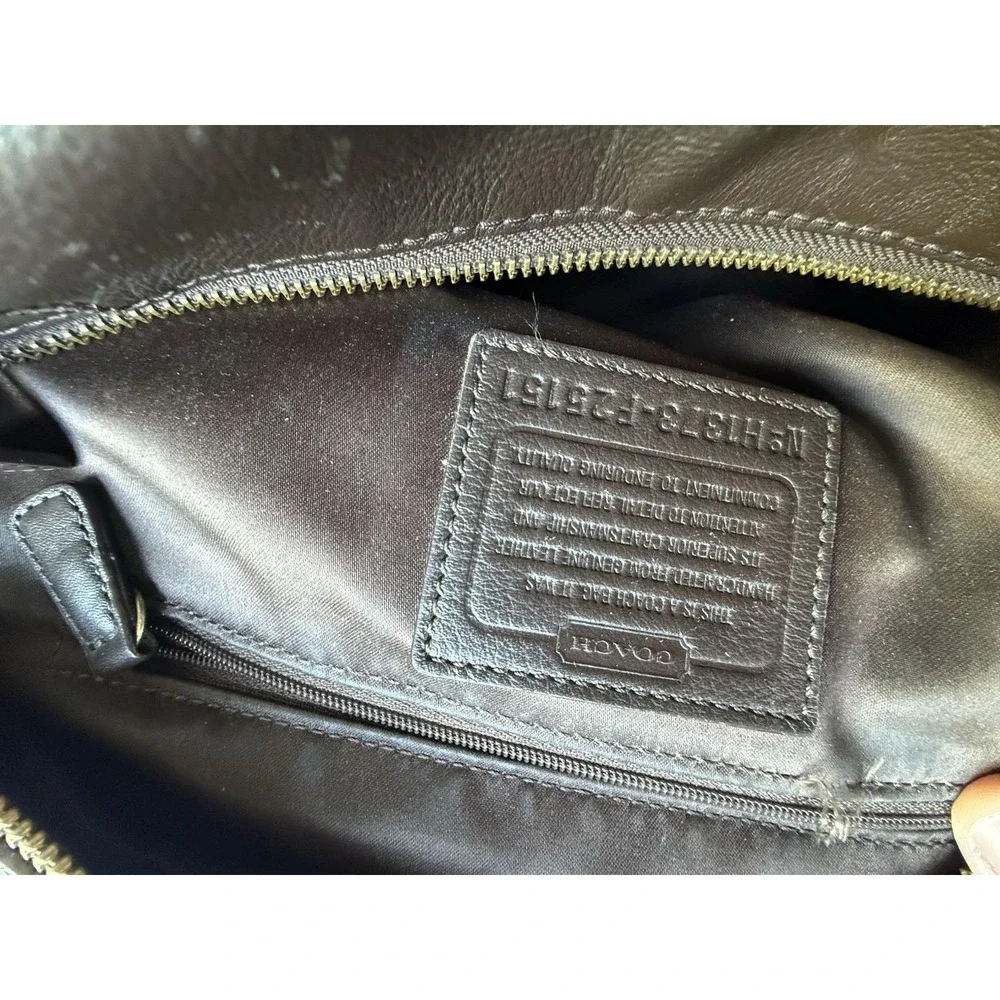 Coach Campbell Mahogany Brown Leather Satchel